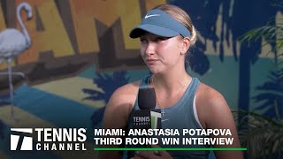 Anastasia Potapova 2023 Miami Third Round Win Interview [upl. by Martyn]