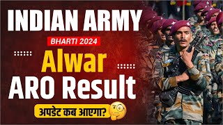 Alwar ARO result 2024 ll New update result  Army Agniveer Alwar ARO CUT Off 2024 [upl. by Ehrenberg]