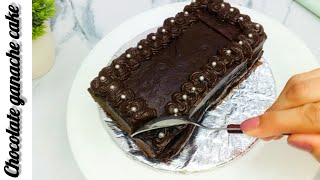 Chocolate ganache cake recipe by MHfood easy to way at home Black Forest cake [upl. by Trinidad]