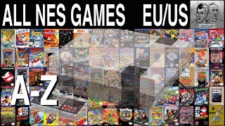 All Nintendo NES Games AZ  708 GAMES EUUSA  Compilation [upl. by Navarro459]