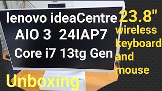 IdeaCentre AIO 3 24IAP7 Unboxing F0GH00V9AK [upl. by Annairba]