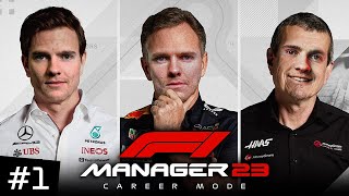 NEW GAME NEW TEAM  F1 Manager 23 Career Mode 1 [upl. by Hibben]