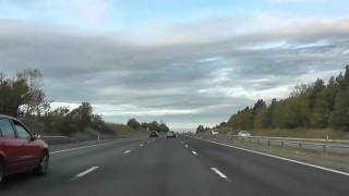 Driving On The M5 From J25 Taunton Honiton Yeovil Weymouth To J26 Wellington England [upl. by Ahsratan633]