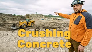 Crushing Concrete and Asphalt [upl. by Dryfoos]