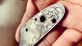 LEFEVER SHOTGUN SIDEPLATE ENGRAVING Part A [upl. by Jyoti]