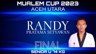 FINAL  RANDY PRATAMA SETYAWAN SABANGMERAH VS M ALDI ACEH TIMURBIRU  SENIOR UNDER 74 PUTRA [upl. by Hterag]