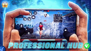 Worlds Best Custom HUD Setting In Free Fire 🌎⚙️ For Professional  Dangerous Gameplay 😈 [upl. by Ennaisoj]