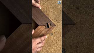 How to make dovetail miter strong Joint woodworking join amp without screwdriver [upl. by Alina617]