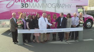 Sentaras 3D Mammography van brings cancer screening to you [upl. by Maze]