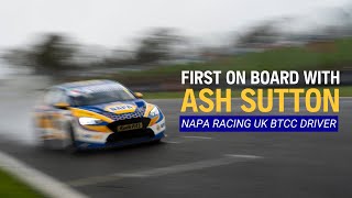 Ash Sutton On Board 2024 BTCC NAPA Ford Focus at Brands Hatch [upl. by Clifton]