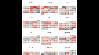 How to Create a Full Year Calendar with Month Labels [upl. by Larochelle41]