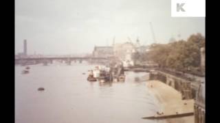 1950s Fleet Street London Colour Footage [upl. by Geithner]