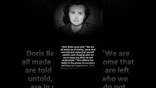 Doris Betts Short story writer and novelist shorts quotes youtubeshorts history motivation [upl. by Harutak450]