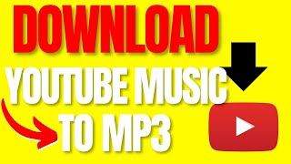 How to Download Music from YouTube to MP3  2024 [upl. by Jerrie]