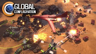 💥Global Conflagration a modern RTS mixing World in Conflict with Command amp Conquer gameplay [upl. by Akinas]