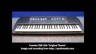 Yamaha PSR200 amp PSR300 Demo quotOriginal Themequot [upl. by Caruso]