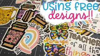 How To Make Stickers With A Holographic Overlay Using a Cricut  Super Easy Tutorial for Beginners [upl. by Chickie]