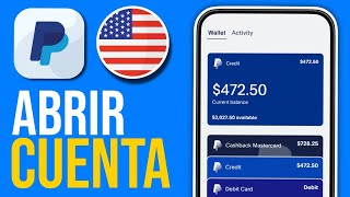 Como ABRIR una CUENTA de PAYPAL en ESTADOS UNIDOS 🇺🇸 Crear Cuenta de PAYPAL [upl. by Ylaek]