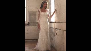 Calla Blanche 123249 Anthea Fitted Wedding Dress with Sleeves [upl. by Senoj200]