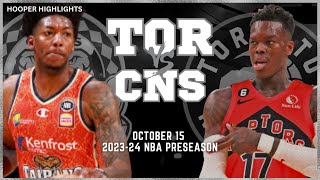 Toronto Raptors vs Cairns Taipans Full Game Highlights  Oct 15  202324 NBA Preseason [upl. by Alahs]