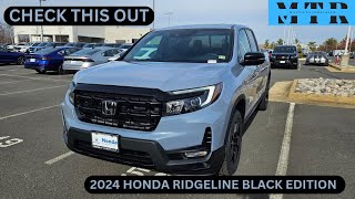 2024 Honda Ridgeline Black Edition  Walkaround [upl. by Oflodor]