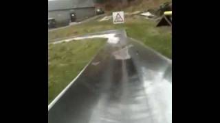 Toboggan run Llandudno crash [upl. by Nailuj]