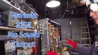 Marantz 2252 Receiver Repair amp Restoration Part One [upl. by Chaunce943]