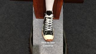 How to lace Converse Run Star Motionsneakers converseconverserunstarmotion [upl. by Nasya277]