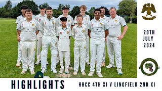 Highlights HHCC 4th XI v Lingfield 2nd XI 20072024 [upl. by Ihtraa211]