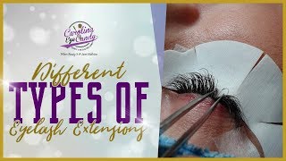 Different Types Of Eyelash Extensions  Top Eyelash Extensions [upl. by Machutte]