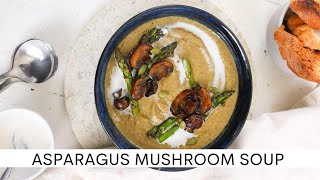 ASPARAGUS MUSHROOM SOUP [upl. by Hasty]