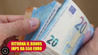 INPS Ritorna il bonus da 550€ ecco come scaricare la domanda [upl. by Bonita]