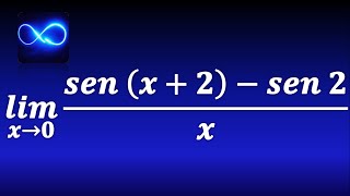 85 Límite trigonométrico de seno de suma de ángulos Identidad trigonométrica  Límite [upl. by Noiraa]