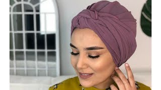 Easiest Turban Tutorial I Summer Turban I Blackorchids [upl. by Trudnak]