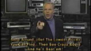 Crazy Eddie commercial 1986 [upl. by Laleb]