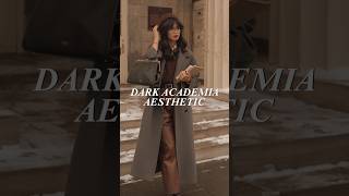 DARK ACADEMIA AESTHETIC OUTFITS FOR WOMEN explorepage outfit trending darkacademia fyp viral [upl. by Sipple846]