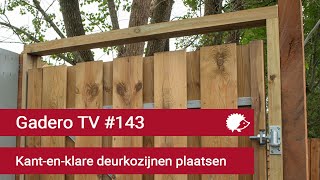 143 Kantenklare deurkozijnen plaatsen [upl. by Garap]