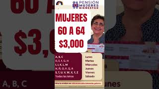 ATENCIÓN MUJERES DE 60 A 64 AÑOS UBICA TÚ MÓDULO CORRESPONDIENTE Y OBTÉN TÚ FORMATO PARA REGISTRO [upl. by Eaver855]