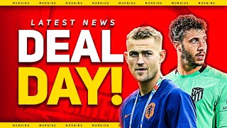 Hermoso TRANSFER Talks De Ligt amp Mazraoui OFFICAL Today Man Utd Transfer News [upl. by Emyam]