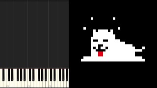 UNDERTALE  Uwa So HEATS♫ PC Synthesia [upl. by Onaivlis]