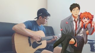 Gekkan Shoujo Nozakikun OP  Kimi ja Nakya Dame Mitai Acoustic Guitar Cover [upl. by Rooke]