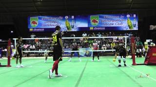 Takraw Thailand League 2014  Nakhon Pathom vs Ratchaburi Round 11 Highlights [upl. by Eedyaj]