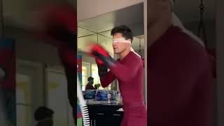 Ryan Garcia has The Fastest hands in the world ryangarcia boxing shadowboxing [upl. by Paehpos]