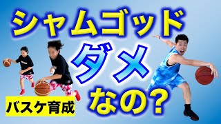 【バスケを考える】練習や試合で“シャムゴッド”を使ってはいけないのか？Basketball☆ドリブル技 [upl. by Nomyad]