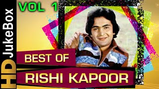 Best Of Rishi Kapoor Vol 1  Bollywood Hit Songs Collection  Evergreen Romantic Songs [upl. by Nevyar812]