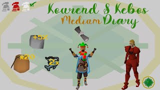 OSRS Kourend amp Kebos Medium Diary Guide  Ironman Approved [upl. by Salchunas780]