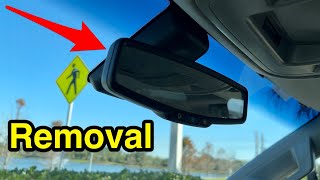 How to remove rear view mirror Tahoe Suburban Silverado Sierra Yukon Denali Escalade [upl. by Junie453]