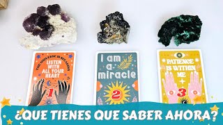 ¿Qué tienes que saber ahora Mensaje de tus Guias  Elige una Carta ✨ Tarot Interactivo [upl. by Ambrosine]