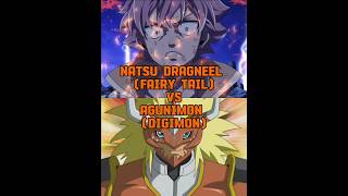 Natsu Dragneel VS Agunimon fairytail digimonfrontier [upl. by Nollek]