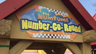 Numtums NumberGoRound Ride at Alton Towers Resort CBeebies Land 2018 [upl. by Appolonia]